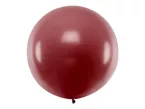 Balon lateksowy burgundowy 1m okrągły