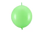 Balony lateksowe zielone z łącznikiem 28cm 20szt