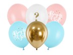 Bukiet balonowy babyshower 30cm 6szt