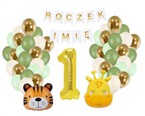 Zestaw Roczek Safarii + Imię baner personalizowany