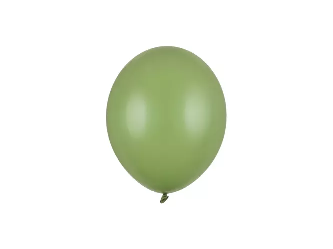 Balony lateksowe małe zielony khaki 5cali 25szt